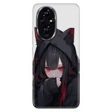 Cekuonline Honor 200 ile Uyumlu Kılıf, Anime Wmn Temalı Desenli, Darbe Emici Silikon