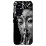 Cekuonline Honor 200 ile Uyumlu Kılıf, Asia Temalı Desenli, Darbe Emici Silikon