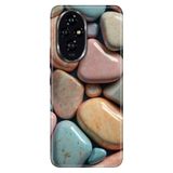 Cekuonline Honor 200 ile Uyumlu Kılıf, Color Stones Temalı Desenli, Darbe Emici Silikon