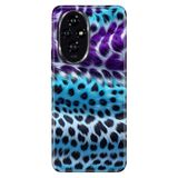 Cekuonline Honor 200 ile Uyumlu Kılıf, Crocos Temalı Desenli, Darbe Emici Silikon, Çok Renkli