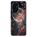 Cekuonline Honor 200 ile Uyumlu Kılıf, Dolunay Moon Temalı Desenli, Darbe Emici Silikon