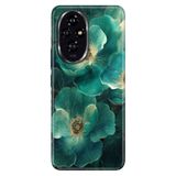 Cekuonline Honor 200 ile Uyumlu Kılıf, Flowers Temalı Desenli, Darbe Emici Silikon