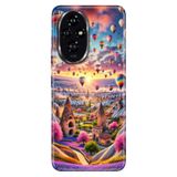 Cekuonline Honor 200 ile Uyumlu Kılıf, Kapadokya Ai Temalı Desenli, Darbe Emici Silikon