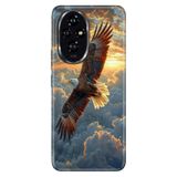 Cekuonline Honor 200 ile Uyumlu Kılıf, Kartal 86 Temalı Desenli, Darbe Emici Silikon