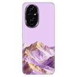 Cekuonline Honor 200 ile Uyumlu Kılıf, Kristal Tepe Temalı Desenli, Darbe Emici Silikon