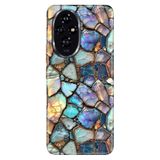 Cekuonline Honor 200 ile Uyumlu Kılıf, Penn Glass Temalı Desenli, Darbe Emici Silikon