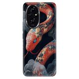 Cekuonline Honor 200 ile Uyumlu Kılıf, Snake 0999 Temalı Desenli, Darbe Emici Silikon
