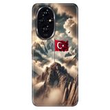Cekuonline Honor 200 ile Uyumlu Kılıf, Türk Askeri Temalı Desenli, Darbe Emici Silikon