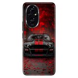 Cekuonline Honor 200 ile Uyumlu Kılıf, Yakışıklı Araba Temalı Desenli, Darbe Emici Silikon
