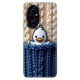 Cekuonline Honor 200 Pro ile Uyumlu Duck Duck Temalı Desenli Darbe Emici Silikon Kılıf