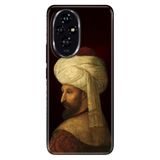 Cekuonline Honor 200 Pro ile Uyumlu Fatih Sultan Mehmet Temalı Desenli Darbe Emici Silikon Kılıf