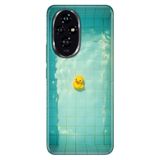 Cekuonline Honor 200 Pro ile Uyumlu Havuz Keyfi Temalı Desenli Darbe Emici Silikon Kılıf