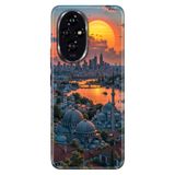 Cekuonline Honor 200 Pro ile Uyumlu İstanbulum Temalı Desenli Darbe Emici Silikon Kılıf