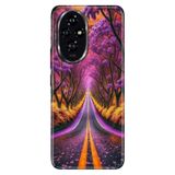 Cekuonline Honor 200 Pro ile Uyumlu Kılıf, Gizli Yol Temalı Desenli, Darbe Emici Silikon