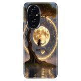 Cekuonline Honor 200 Pro ile Uyumlu Kılıf, Hayallere Temalı Desenli, Darbe Emici Silikon