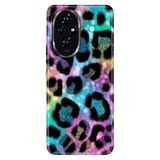 Cekuonline Honor 200 Pro ile Uyumlu Kılıf, Paris Leopar Temalı Desenli, Darbe Emici Silikon