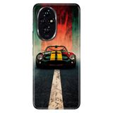 Cekuonline Honor 200 Pro ile Uyumlu Kılıf, Race Classico Temalı Desenli, Darbe Emici Silikon