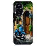 Cekuonline Honor 200 Pro ile Uyumlu Kılıf, Şirin Evim Temalı Desenli, Darbe Emici Silikon, Çok Renkli