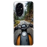 Cekuonline Honor 200 Pro ile Uyumlu Motorsiklet ile Seyahat Temalı Darbe Emici Silikon Kılıf