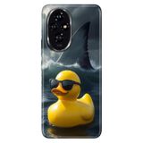 Cekuonline Honor 200 Pro ile Uyumlu Ördeğe Vız Gelmiş Temalı Desenli Darbe Emici Silikon Kılıf