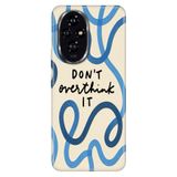Cekuonline Honor 200 Pro ile Uyumlu Overthink Temalı Desenli Darbe Emici Silikon Kılıf