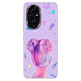 Cekuonline Honor 200 Pro ile Uyumlu Silvia Temalı Desenli Darbe Emici Silikon Kılıf