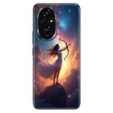 Cekuonline Honor 200 Pro ile Uyumlu Yay Burcu Temalı Desenli Darbe Emici Silikon Kılıf