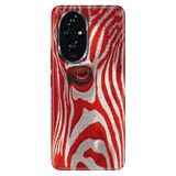 Cekuonline Honor 200 Pro ile Uyumlu Zebra Paint Temalı Desenli Darbe Emici Silikon Kılıf