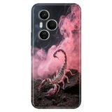 Cekuonline Honor 400 Pro ile Uyumlu Akrep Burcu Temalı Desenli Darbe Emici Silikon Kılıf, Çok Renkli