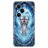 Cekuonline Honor 400 Pro ile Uyumlu İkizler Burcu Temalı Darbe Emici Silikon Kılıf