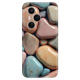 Cekuonline Honor 400 Pro ile Uyumlu Kılıf, Color Stones Temalı Desenli, Darbe Emici Silikon