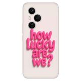 Cekuonline Honor 400 Pro ile Uyumlu Kılıf, How Lucky Temalı Desenli, Darbe Emici Silikon