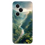 Cekuonline Honor 400 Pro ile Uyumlu Kılıf, Nature 56 Temalı Desenli, Darbe Emici Silikon