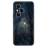 Cekuonline Honor 400 Pro ile Uyumlu Kılıf, Ormanda Gece Temalı Desenli, Darbe Emici Silikon