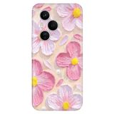 Cekuonline Honor 400 Pro ile Uyumlu Kılıf, Paint Botanical Temalı Desenli, Darbe Emici Silikon