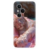 Cekuonline Honor 400 Pro ile Uyumlu Kılıf, Yaldız Aslan Temalı Desenli, Darbe Emici Silikon