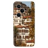 Cekuonline Honor 400 Pro ile Uyumlu Safranbolu Temalı Desenli Darbe Emici Silikon Kılıf, Çok Renkli