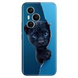 Cekuonline Honor 400 Pro ile Uyumlu Yavru Panter Temalı Desenli Darbe Emici Silikon Kılıf