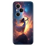 Cekuonline Honor 400 Pro ile Uyumlu Yay Burcu Temalı Desenli Darbe Emici Silikon Kılıf