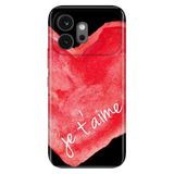 Cekuonline Honor 600 5G ile Uyumlu Je Taime Temalı Desenli Darbe Emici Silikon Kılıf
