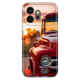 Cekuonline Honor 600 5G ile Uyumlu Kamyonet Temalı Desenli Darbe Emici Silikon Kılıf