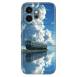 Cekuonline Honor 600 5G ile Uyumlu Kılıf, Alaska Treni Temalı Desenli, Darbe Emici Silikon
