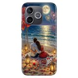 Cekuonline Honor 600 5G ile Uyumlu Kılıf, Benimle Evlenirmisin Temalı Desenli, Darbe Emici Silikon
