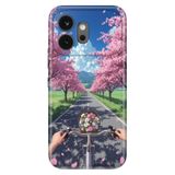 Cekuonline Honor 600 5G ile Uyumlu Kılıf, Burda Yaşlanalım Temalı Desenli, Darbe Emici Silikon
