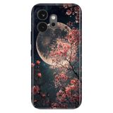 Cekuonline Honor 600 5G ile Uyumlu Kılıf, Dolunay Moon Temalı Desenli, Darbe Emici Silikon
