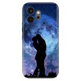 Cekuonline Honor 600 5G ile Uyumlu Kılıf, Dolunayda Aşk Temalı Desenli, Darbe Emici Silikon
