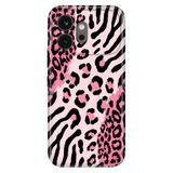 Cekuonline Honor 600 5G ile Uyumlu Kılıf, London Leopard Temalı Desenli, Darbe Emici Silikon