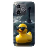 Cekuonline Honor 600 5G ile Uyumlu Kılıf, Ördeğe Vız Gelmiş Temalı Desenli, Darbe Emici Silikon