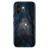 Cekuonline Honor 600 5G ile Uyumlu Kılıf, Ormanda Gece Temalı Desenli, Darbe Emici Silikon