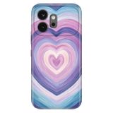 Cekuonline Honor 600 5G ile Uyumlu Kılıf, Purple Love Temalı Desenli, Darbe Emici Silikon